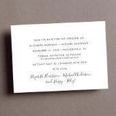 De moderne Foto van het Pet sparen de Datum Save The Date