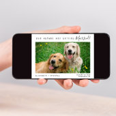 De moderne Foto van het Pet sparen de Datum Save The Date