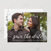 De moderne Foto van het Verloving van het Manuscri Briefkaart (Voorkant / Achterkant)