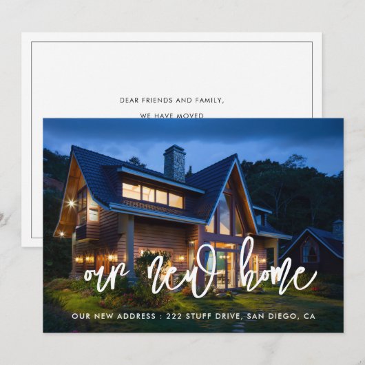 De moderne foto van vandaag: bericht aankondiging (Voorkant / Achterkant)