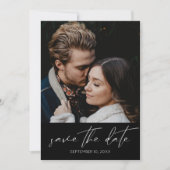 De moderne Foto Verticaal sparen de Datum Kaart (Voorkant)