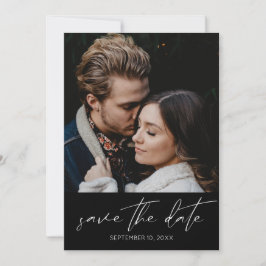 De moderne Foto Verticaal sparen de Datum Kaart