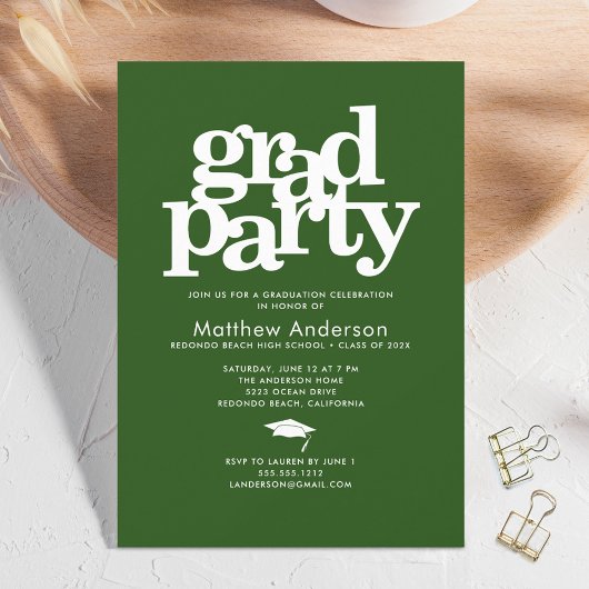 De moderne gedurfde typografie van het groene afst kaart