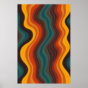 De moderne geometrische Abstracte kunst Poster