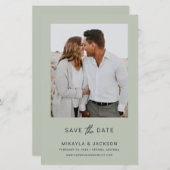 De moderne Geplande Begroting van de Foto sparen d (Voorkant / Achterkant)