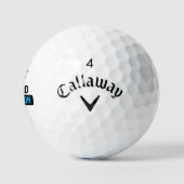 De moderne golfer Logo Golfballen (Logo)