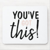 De moderne Gothic van deze positieve inspiratie Muismat (Voorkant)