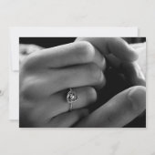 De moderne gouden Band van het Manuscript Foto bew Save The Date (Achterkant)