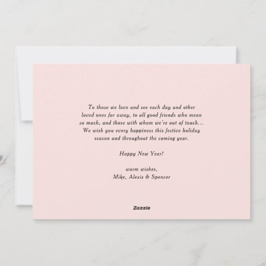 De moderne Gouden Kaart van de Foto van het (Achterkant)