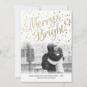 De moderne Gouden Vrolijke Heldere Kaart van de (Voorkant)