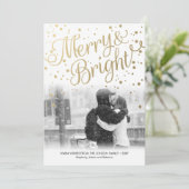 De moderne Gouden Vrolijke Heldere Kaart van de (Staand voorkant)