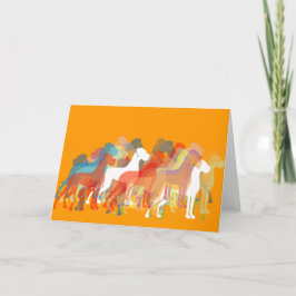 De moderne Groep van Great dane Kaart