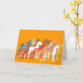 De moderne Groep van Great dane Kaart (Gele Bloem)