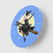 De moderne heks ronde klok (Hoek)