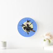 De moderne heks ronde klok (Huis)