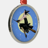 De moderne heks-versiering metalen ornament (Rechts)