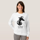 De moderne heks vibes Halloween T-shirt (Voorkant volledig)