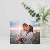 De moderne het manuscriptbruiloft van de fotoKiep Briefkaart (Staand voorkant)