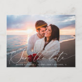 De moderne het manuscriptbruiloft van de fotoKiep Briefkaart (Voorkant)