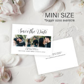 De moderne het manuscriptbruiloft van de fotoKiep  Notitiekaartje