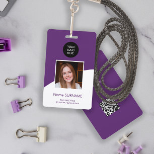 De moderne identiteitskaart van de kaart douanelog badge