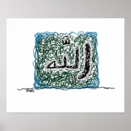 De moderne islamitische kunst van de moderne tijd poster (Voorkant)