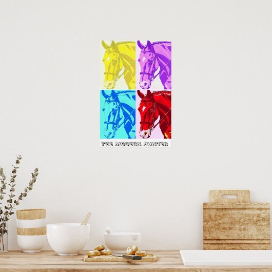 De moderne jager poster (Keuken)