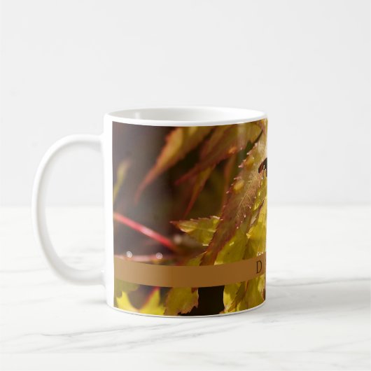 De moderne Japanse Maple Coffee Mok (Links)