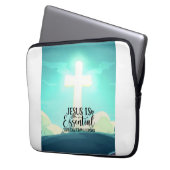 De moderne Jezus is een essentiële elektronica tas (Voorkant Links)