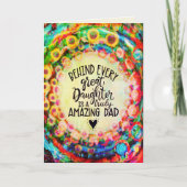 De moderne Kaart van de Daughter Dad (Voorkant)