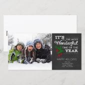 De moderne Kaart van de Foto van de Vakantie van (Voorkant / Achterkant)