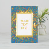 De Moderne Kaart van de hip met de Uitnodiging van (Staand Voorkant)