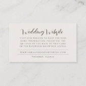 De moderne Kaart van de Huwelijkswebsite QR Code R (Voorkant)