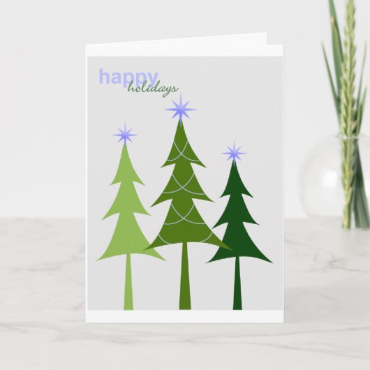 De moderne Kaart van de Vakantie (Voorkant)