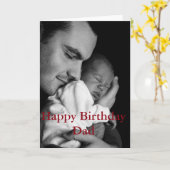 De moderne Kaart van de Verjaardag voor Vader (Gele Bloem)