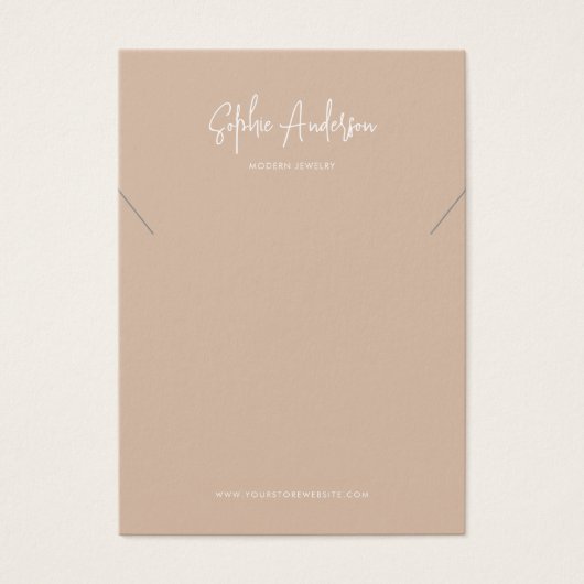 De moderne Kaart van de Vertoning van het Ketting  (Voorkant)