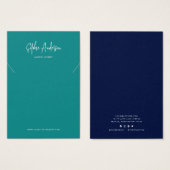 De moderne Kaart van de Vertoning van het Ketting  (Voorkant /achterkant)