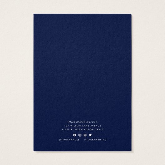 De moderne Kaart van de Vertoning van het Ketting  (Achterkant)