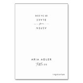 De moderne Kaarten van de Plaats van het Menu van  (Voorkant)