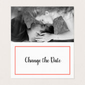 De moderne Kalender van de Foto Verandering de Kaa Visitekaartje (Buitenkant ongevouwen)