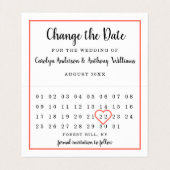 De moderne Kalender van de Foto Verandering de Kaa Visitekaartje (Binnenkant ongevouwen)