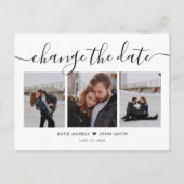 De moderne Kalligrafie van het Manuscript Verander Uitnodiging Briefkaart (Voorkant)