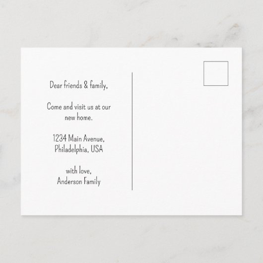 De moderne Kerst van het Manuscript Wreath hebben  Aankondigingskaart (Achterkant)