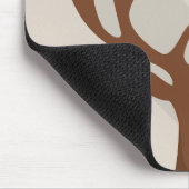 De moderne kerstmanhiel van de rendierhiel muismat (Hoek)