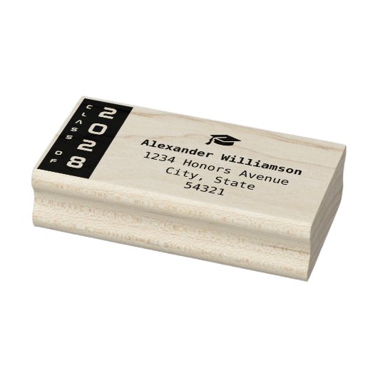 De moderne klasse van Afstuderen Rubberstempel (Stempel)