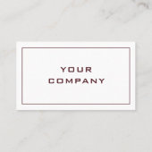 De moderne Kleuren van de Visitekaartje en uw Lett (Achterkant)