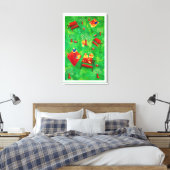 De moderne kunst van de picknick canvas afdruk (Insitu (Slaapkamer))