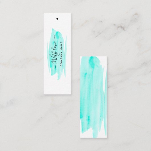 De moderne Labels van het Gift van de Borstel van  (Voorkant / Achterkant)