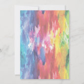 De moderne lesbische homohuwelijk van de Waterverf Kaart (Achterkant)