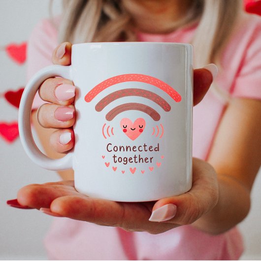 De moderne liefde Valentijn Koffiemok